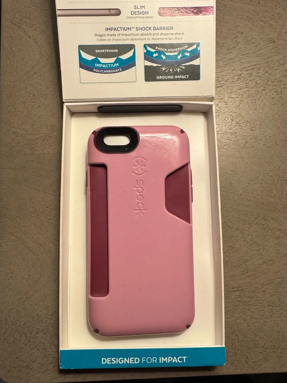 Speck CandyShell Grip Pink iPhone Case – Includes Original Packaging